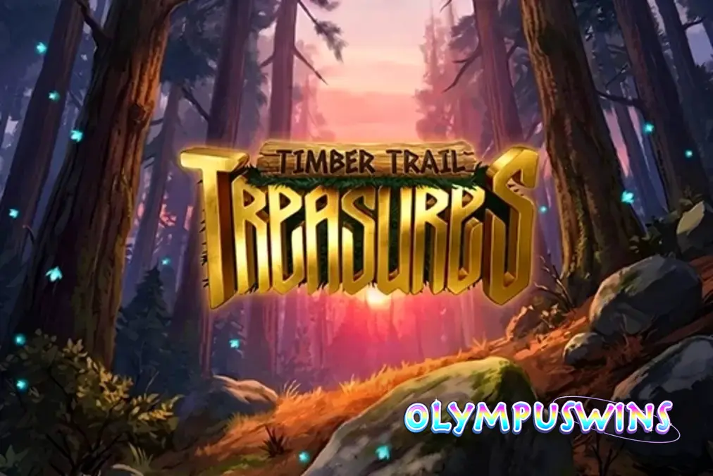 Tampilan visual slot Timber Trail Treasures dengan tema hutan dan simbol hewan